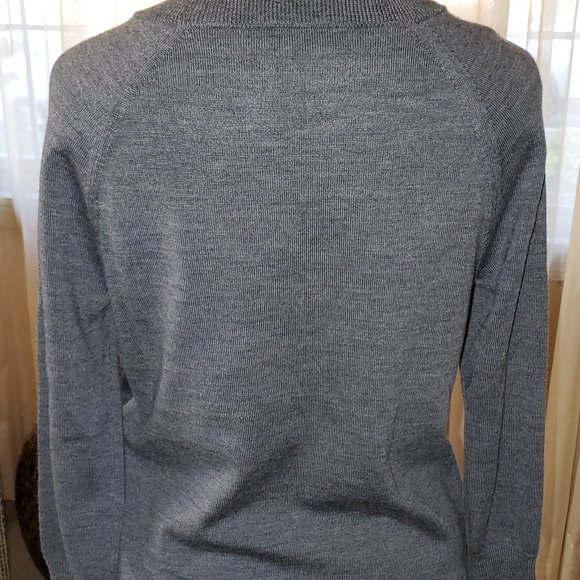 J. Crew Collection Leather Front Sweater - Picture 2 of 3